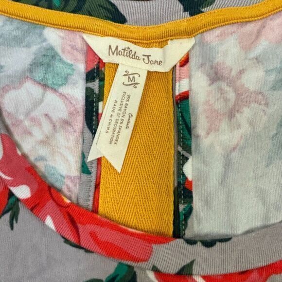 MATILDA JANE Say I'm a Dreamer Floral Dress Size Small Casual Long Sleeve‎ - Picture 4 of 7